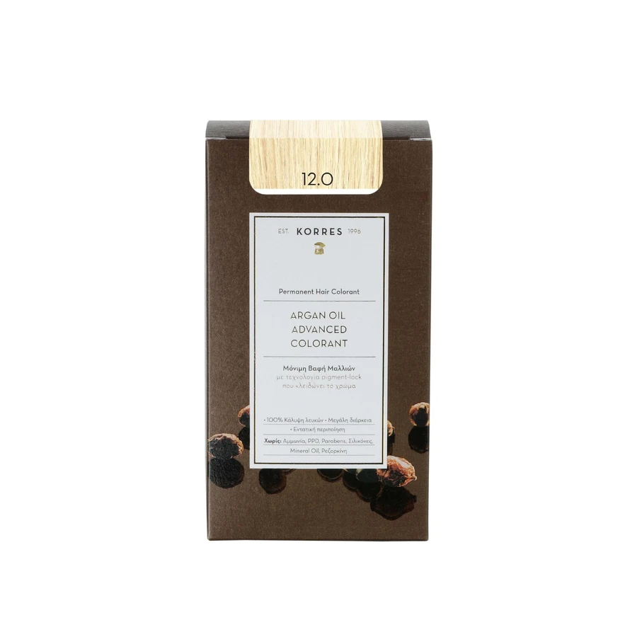 Korres | Argan Oil Advanced Colorant 12.0 | Blonde/ Special Blonde