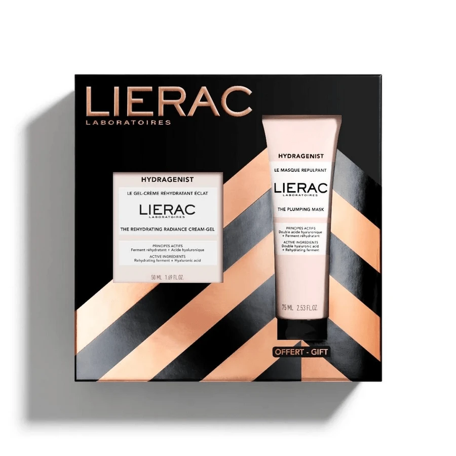 Lierac | Promo Hydragenist The Rehydrating Radiance Gel-Cream 50ml &amp; GIFT The Plumping Mask 75ml | 1 Set