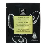Apivita | Tissue Gezichtsmasker Avocado voor hydratatie en hydratatie Kalmerende | 10ml
