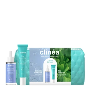 Clinea | Edición Limitada Gift Set Hydration Essentials With Waterbomb & Serum Hyaluronic Waterbomb & amp; Eye Smoothie Eye Cream | 1 set