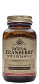 Solgar | Veenbes & Vit C | Voedingssupplement Cranberry & Vit C voor urinebescherming | 60 plantaardige capsules