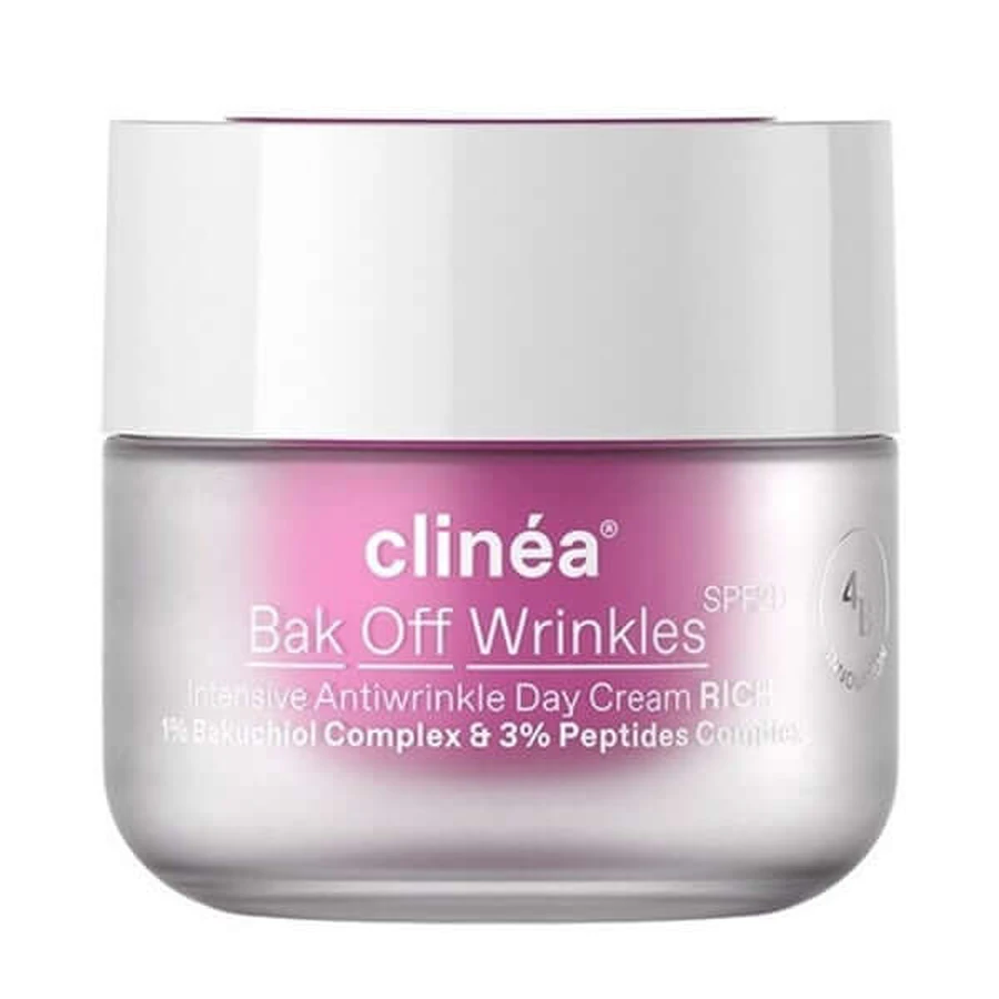Clinea | Bak Off Wrinkles Rich SPF20 Anti-Aging Rich Texture Day Cream | 50ml