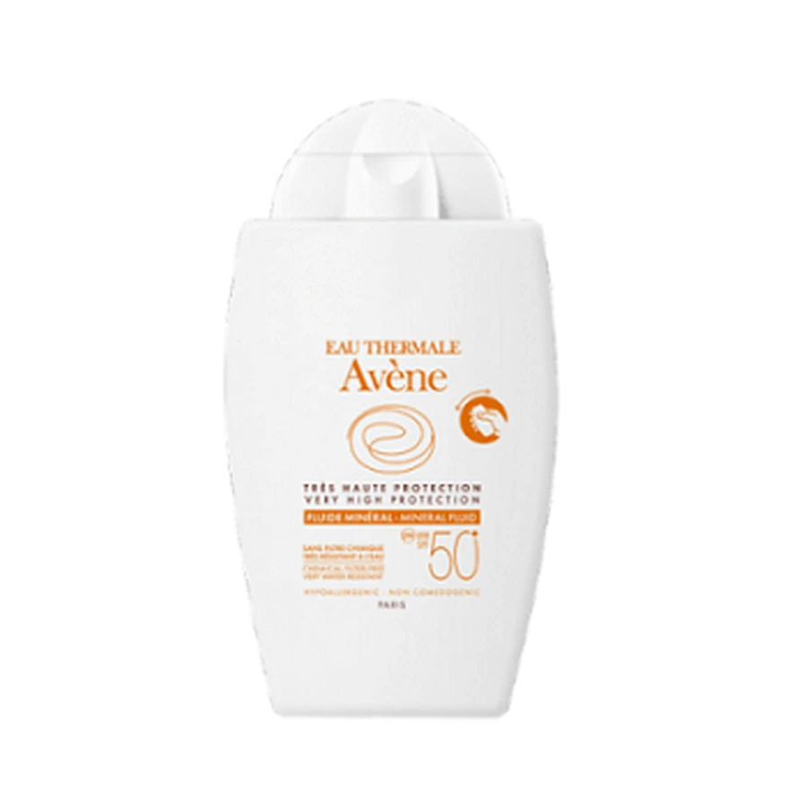 Avene | Fluide Mineral SPF50+ | Sunscreen for Sensitive Non-sensitive Non-allergic Skin | 40ml