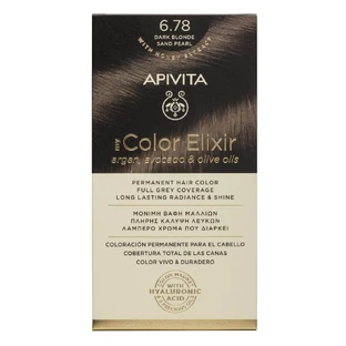 Apivita | My Color Elixir Tinte Permanente No 6.78 Rubio Beige Oscuro Perla | 50ml
