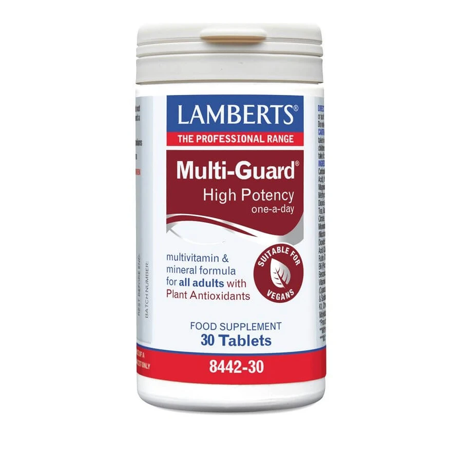 Lamberts | Multi-Guard High Potency Multivitamin Supplement | 30tabs