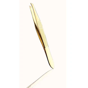 Beauty Spring | Pinzas de Cejas Isósceles Doradas | 1pcs