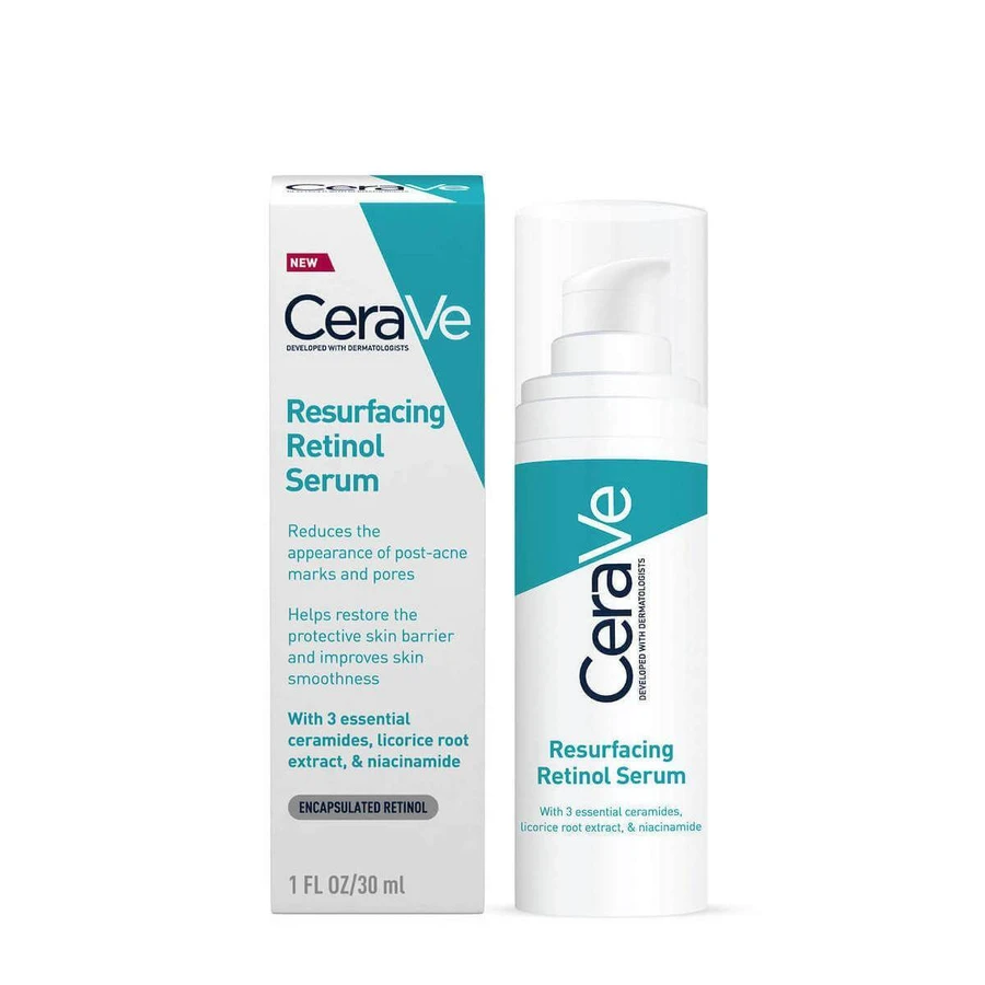 CeraVe | Serum Facial Retinol Resurfacing con Retinol para Resplandor | 30ml