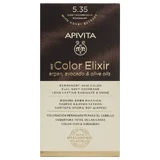 Apivita | My Color Elixir Tinte Permanente No 5.35 Castaño Claro Miel Maoni | 50ml