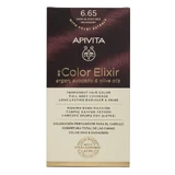 Apivita | My Color Elixir Tinte Permanente Nº 6.65 Rojo Intenso | 50ml
