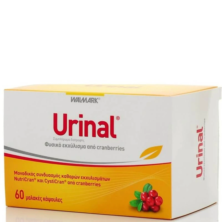 Urinal | Complément alimentaire à la canneberge pour la prévention des infections urinaires et de la cystite | 60 gélules