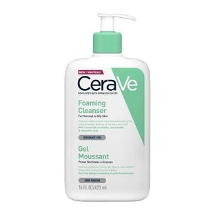 CeraVe | Gel Nettoyant Moussant | Visage & Gel Nettoyant Visage & ; Corps |473ml