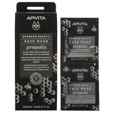 Apivita | Express Beauty | Gezichtsmasker met Propolis voor Dieptereiniging &amp; Vette Huid | 2x8ml | 2x8ml