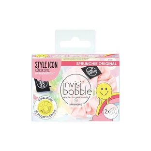 Invisibobble | Sprunchie Duo Retro Dreamin Hue-Man Love Hair Ribbons | 2pcs