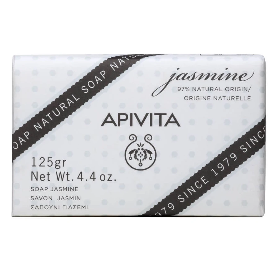Apivita | Jabón Natural de Jazmín para Cara y Cuerpo | 125gr