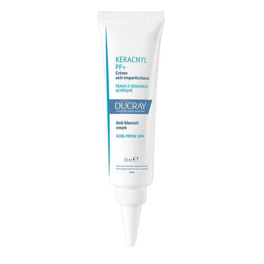 Ducray | Keracnyl PP Crème| Soothing Moisturizing Cream for Oily Skin |30ml