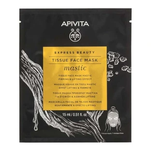 Apivita | Masque de tissu pour le visage Mastic pour le raffermissement et le resserrement Sense Lifting | 15ml