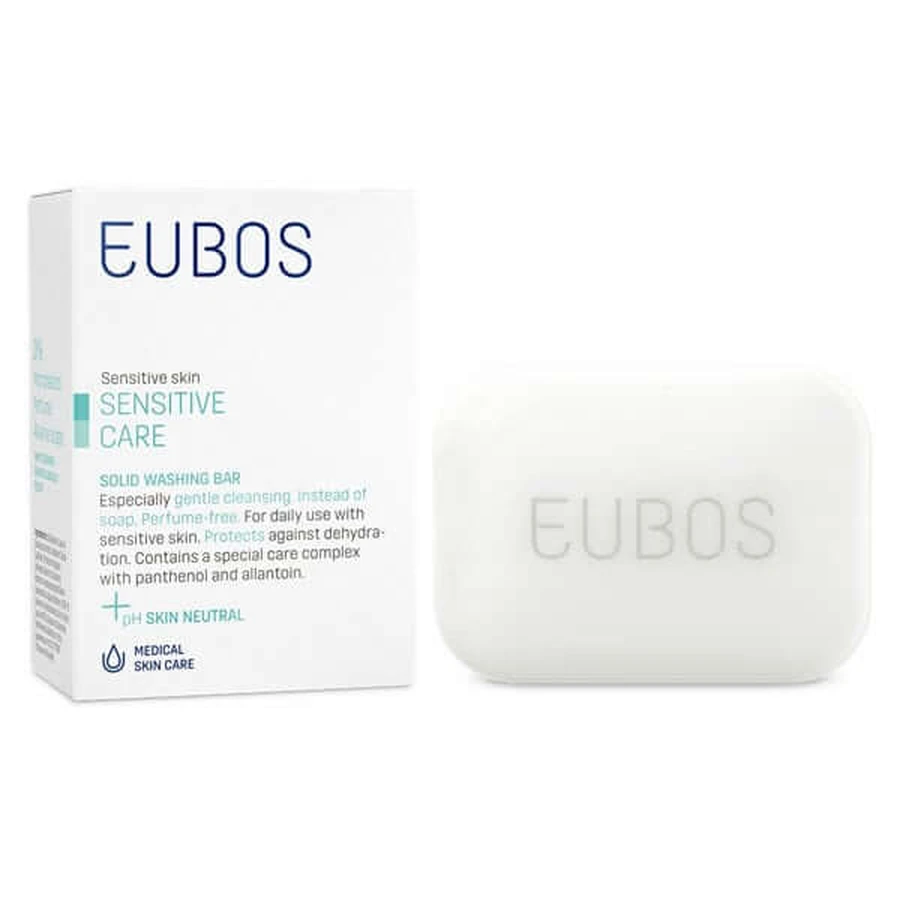Eubos | Cuidado Sensible Barra de Lavado Sólida | 125gr