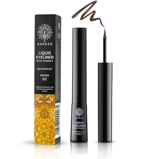 Garden | Eyeliner liquide Waterproof avec Vitamine E Brown 02 | Eyeliner liquide avec Vitamine E | 4ml