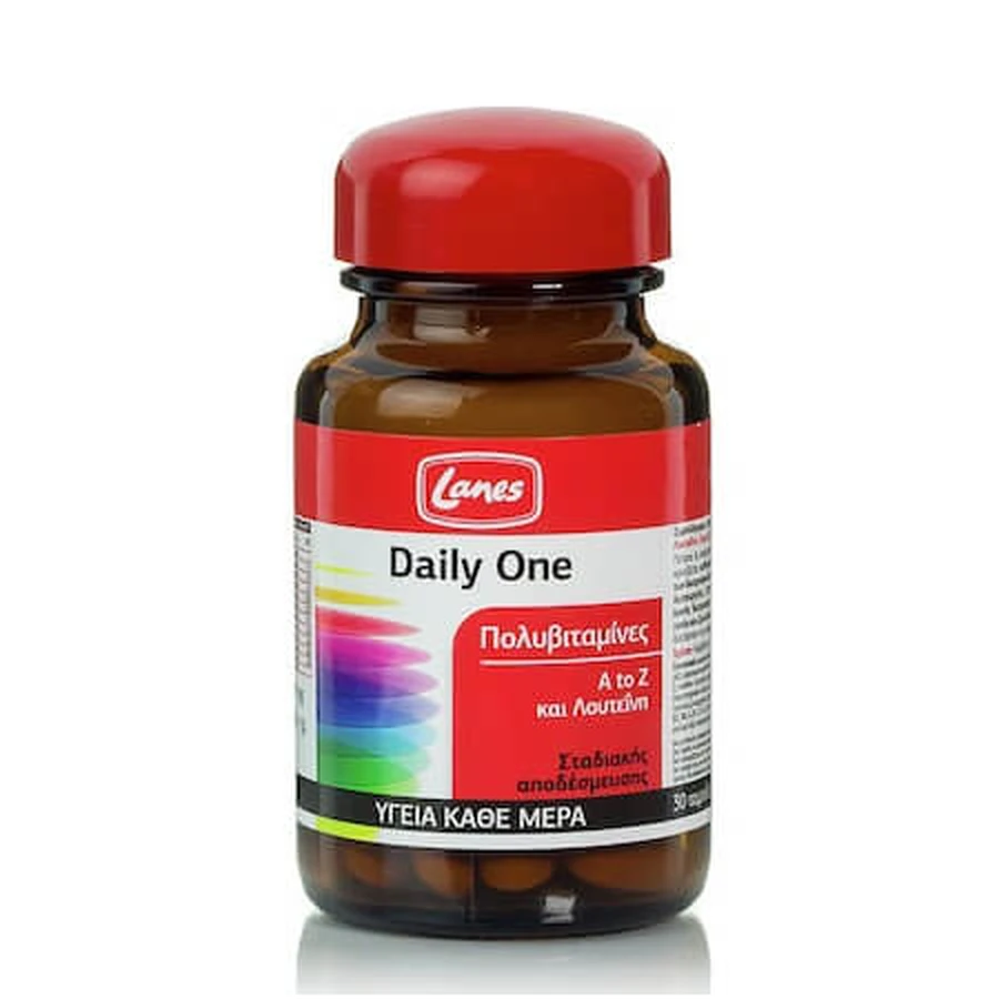 Lanes | Multi Daily One | Multivitamins A to Z with Orange Flavour | 30tabs