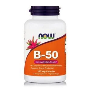 Now | Complejo B-50 | Suplemento dietético | 100cápsulas