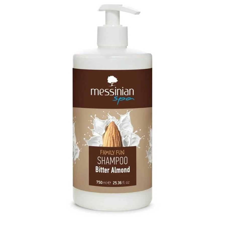 Messinian Spa Daily Shampoo voor alle haartypes met bittere amandel | 750ml