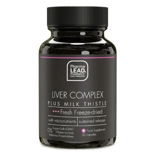 Pharmalead | Black Range Liver Complex Plus Milk Thistle Dietary Supplement for Normal Liver Function | 30 Capsules