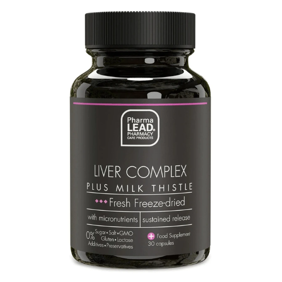 Pharmalead | Black Range Liver Complex Plus Milk Thistle Dietary Supplement for Normal Liver Function | 30 Capsules