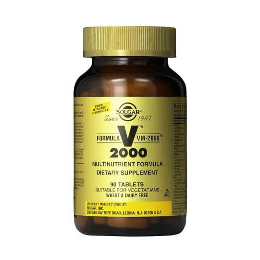 Solgar | VM 2000 | Suplemento Multivitamínico | 90tabs