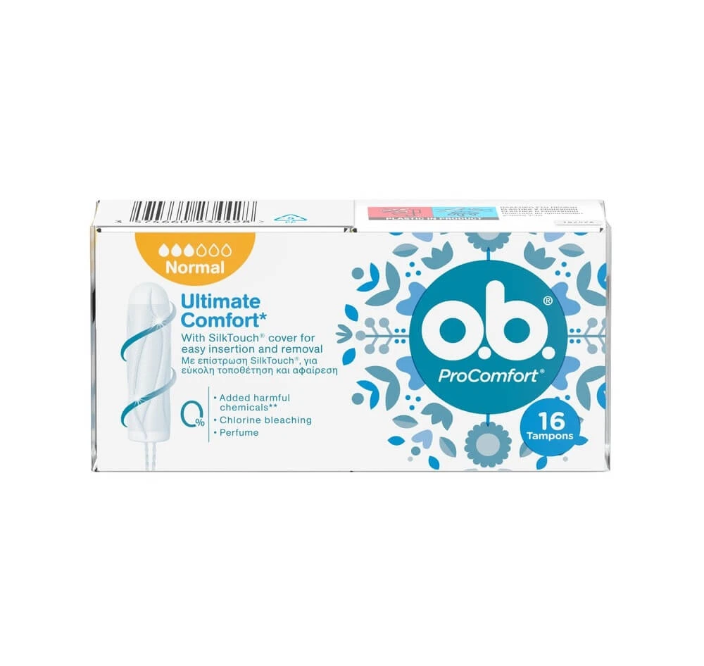 O.B | ProComfort Normal Medium Flow Tampons | 16pcs
