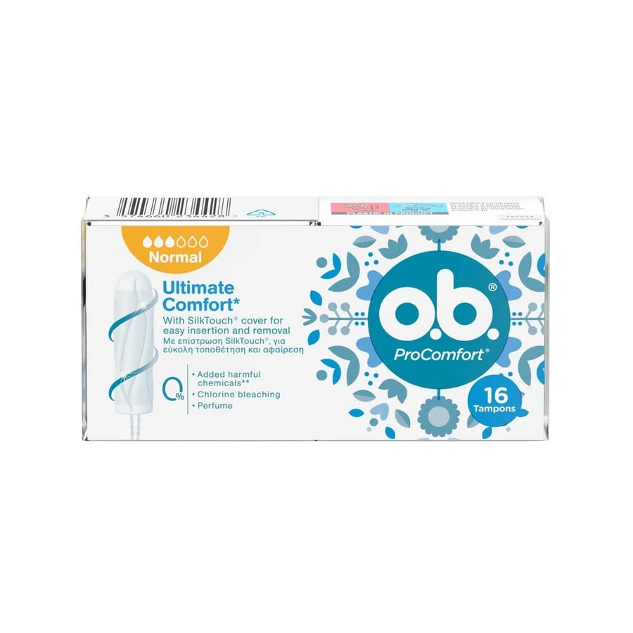 O.B | ProComfort Normal Medium Flow Tampons | 16pcs