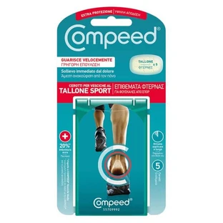 Compeed | Fersenpads für Sport Blasen | 5pcs