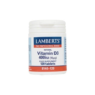 Lamberts | Vitamin D3 400iu (10μg) | 120 capsules