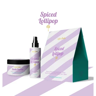 Life Roots | Geschenkset Spiced Lollipop Nourishing & Calming Body Butter 250ml &amp; Hair & Body Mist | 150ml
