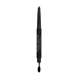 MUA | Crayon à sourcils Brow Define avec brosse d'estompage Mid Brown | 1pc
