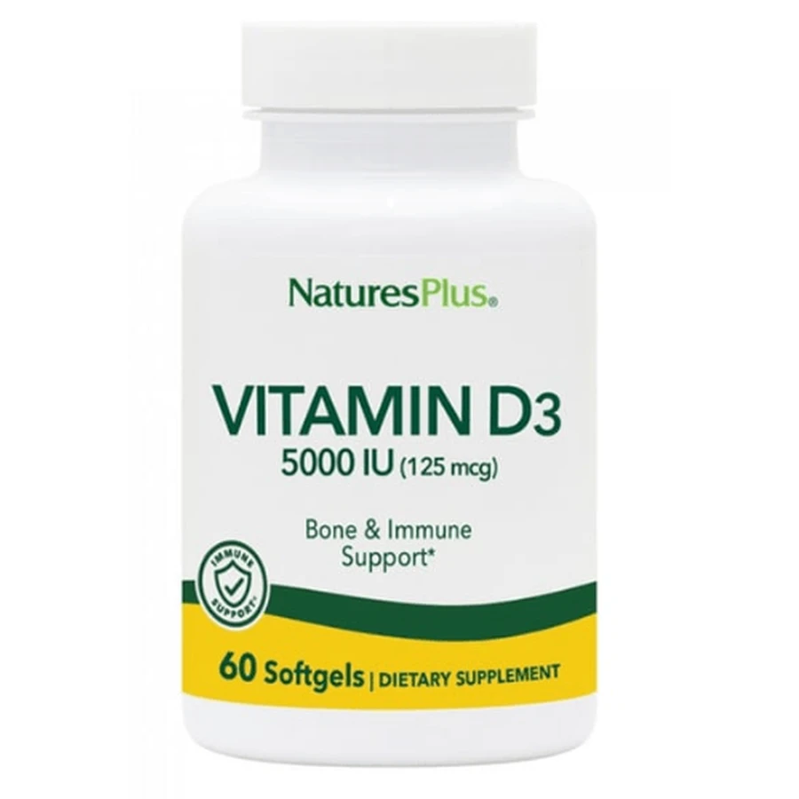 Natures Plus Vitamine D3 5000 IE 60 tabletten