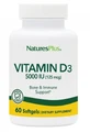 Natures Plus | Vitamin D3 5000 IU| 60softgels