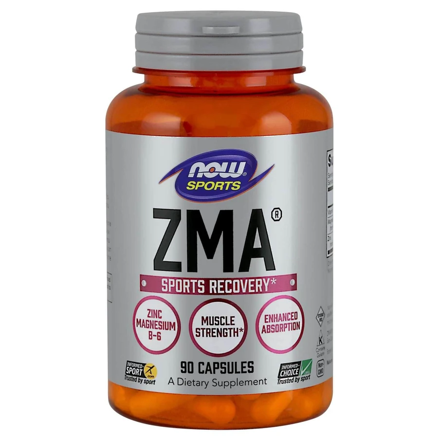 Now ZMA 800mg Voedingssupplement voor sporters 90 softgels.