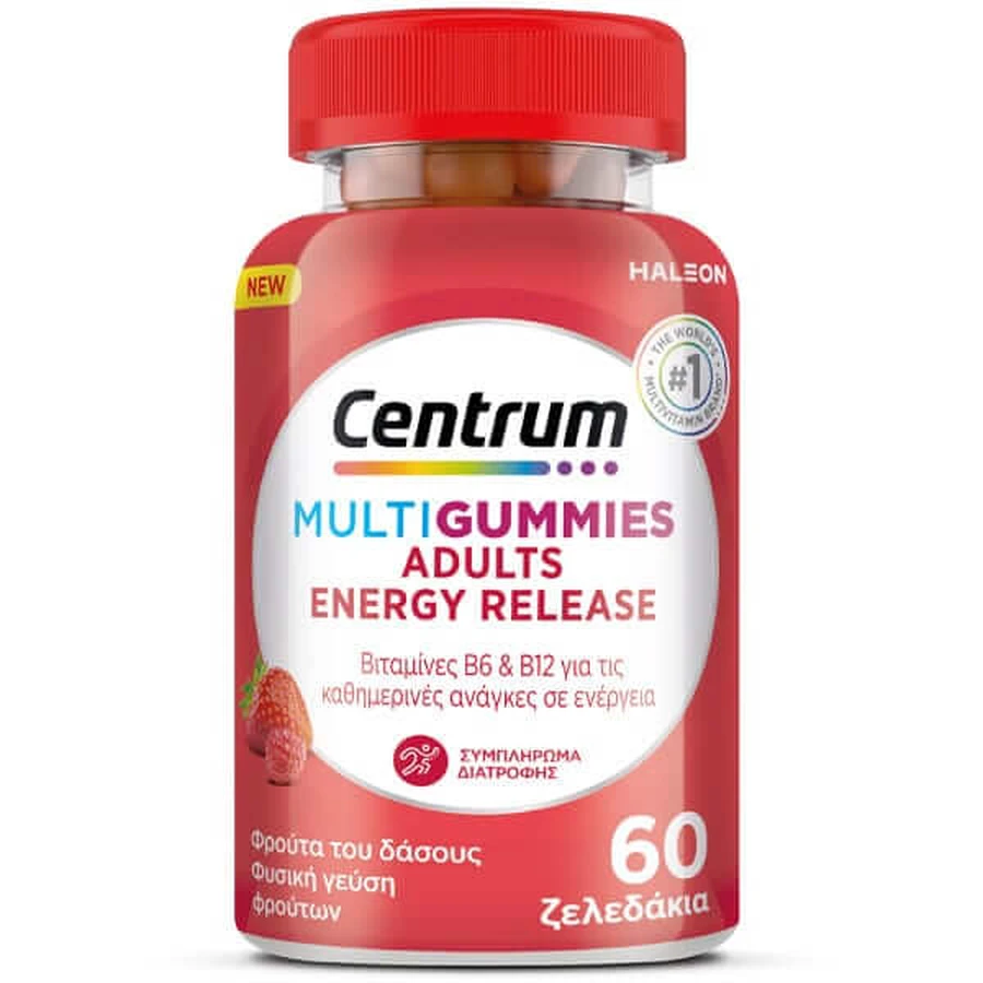 Centrum | MultiGummies Adult Energy Release Multivitamin | 60 Gels