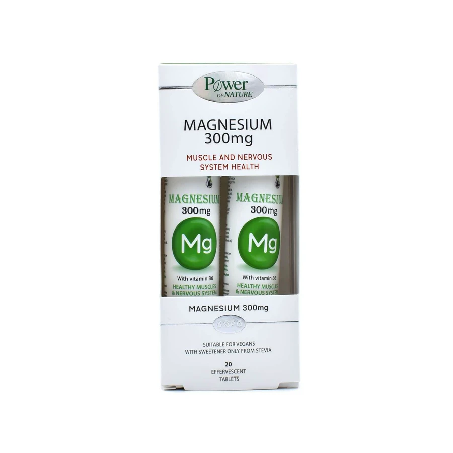 Power Health | Promo Magnesium 300mg 2x20 | Bruistabletten