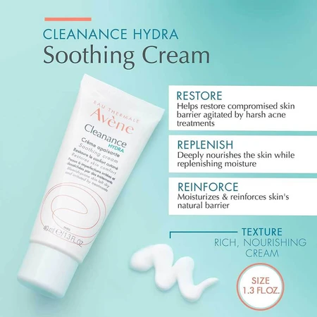 Hydra Soothing Cream, 40 ml, Avene