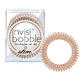 Invisibobble | Slim The Elegant Hair Ring Ribbon | Bronze Me Pretty | 3pcs