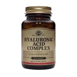 Solgar | Hyaluronsäure-Komplex | Hyaluronsäure und Kollagen-Komplex | 30Tab