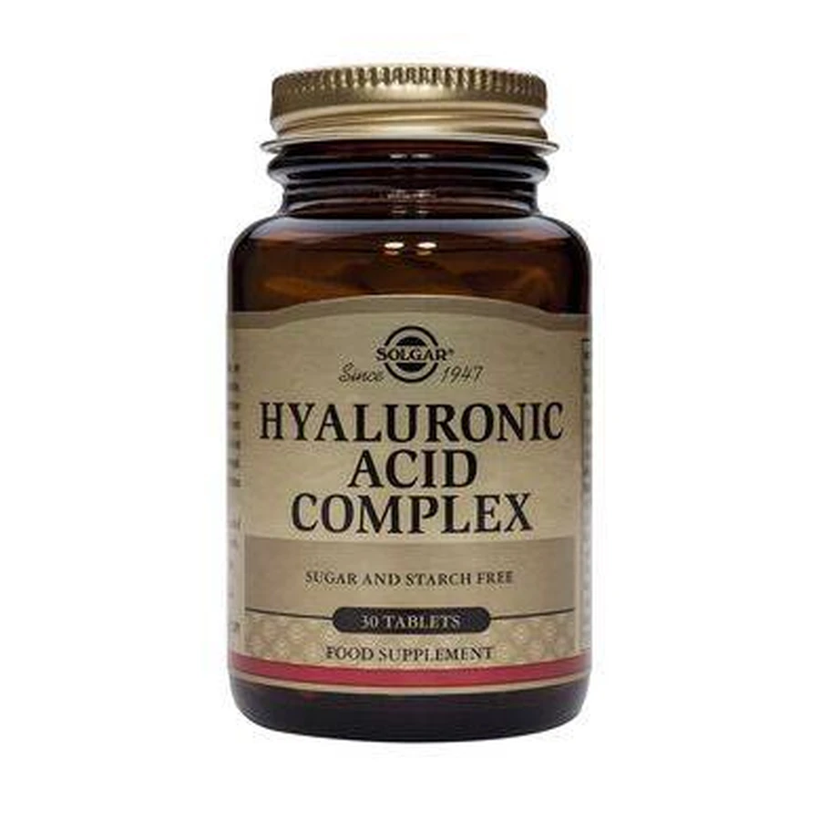 Solgar | Hyaluronsäure-Komplex | Hyaluronsäure und Kollagen-Komplex | 30Tab