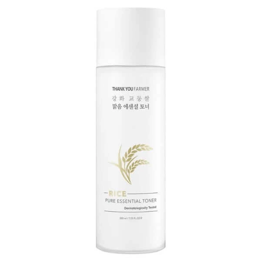 Thank You Farmer | Rice Pure Essential Toner | Toning Lotion bietet Nährstoffe und Glanz | 200ml