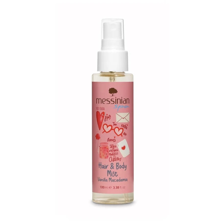 Messinian Spa | Brume cheveux et corps Vanille Macadamia | 100ml