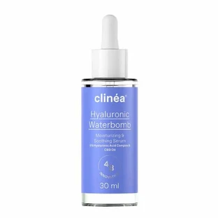 Clinéa | Hyaluronic Waterbomb Serum | Feuchtigkeitsspendendes & hydratisierendes Serum | Hyaluronic Waterbomb Serum Beruhigendes Serum | 30ml