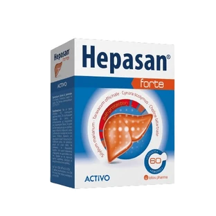 Hepasan Forte | Voedingssupplement voor een normale leverfunctie | 60caps