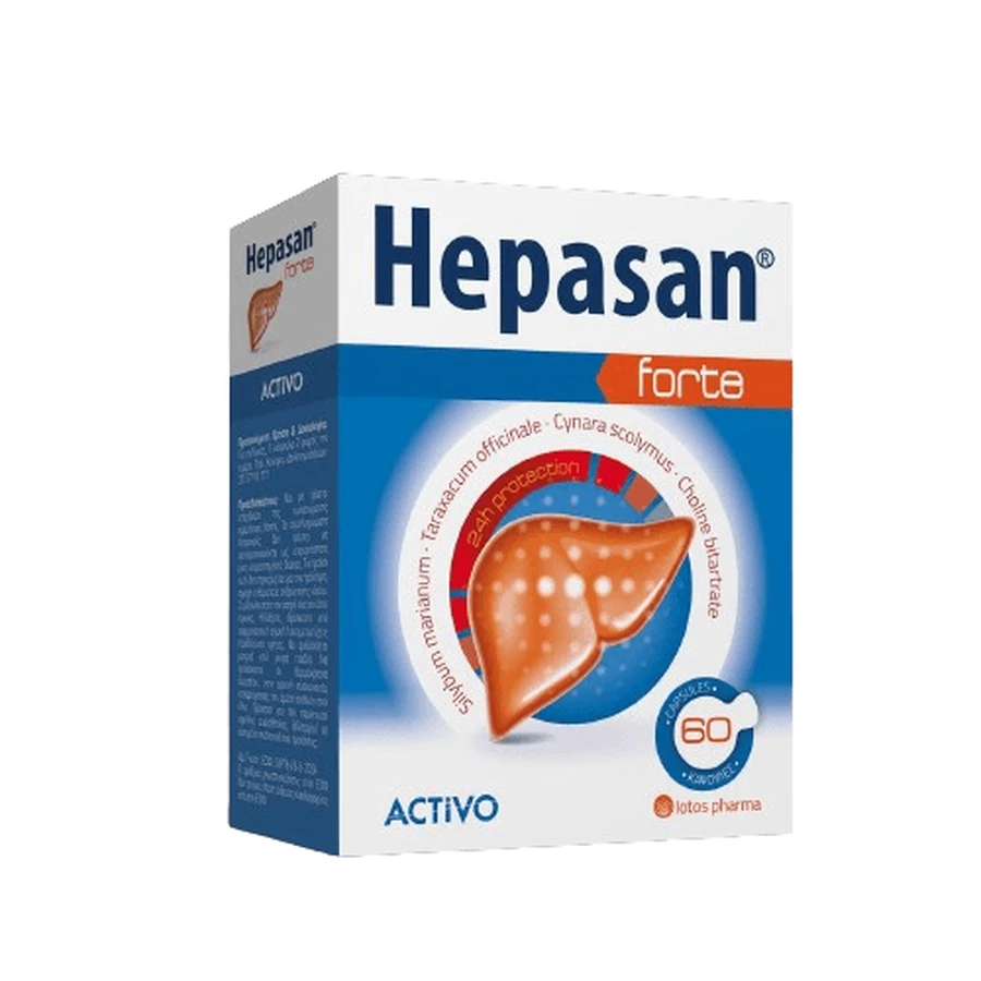 Hepasan Forte | Voedingssupplement voor een normale leverfunctie | 60caps