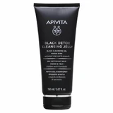 Apivita | Black Cleansing Gel for Face & Face Care Eye Cleaner for Face & Eye with Activated Carbon &amp; Propolis | 150ml | 150ml