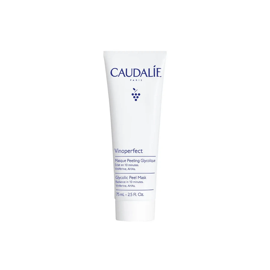Caudalie | Vinoperfect Glycolic Peel Mask Mild Exfoliërend Masker voor Glans & Glans. Gelijkmatige toon | 75ml
